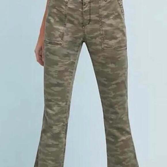Anthropologie Pants - Anthropologie Utility Camo Pants Size 29 Green Cargo Military